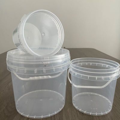 1.0 a 2.5 mm Espessura balde de plástico à prova de adulteração com cubos redondos