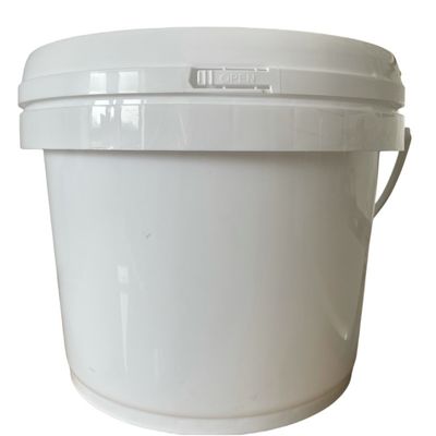 Armazenamento de bebidas feito simples 2 galões balde de plástico com tampa à prova de adulteração