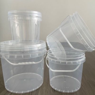 Personalize o balde de plástico YES 4L com tampa solução de armazenamento de molho químico