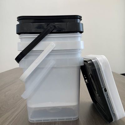 GAP/ISO/FDA Container de gelo quadrado vermelho certificado com impressão e personalização personalizadas