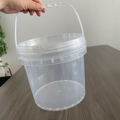 Tubos de polipropileno personalizados 3L 4L 5L 8L 10L Container Balde de plástico com tampa