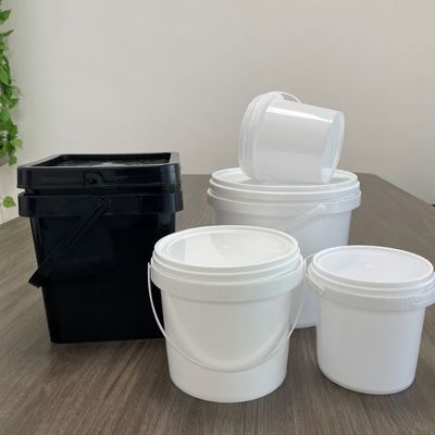 Tubos de polipropileno personalizados 3L 4L 5L 8L 10L Container Balde de plástico com tampa