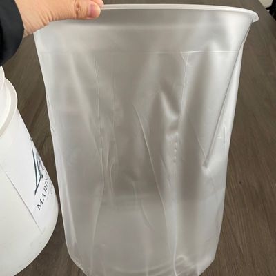 Fornecer um forro de balde de tinta descartável transparente para lanches para normas industriais