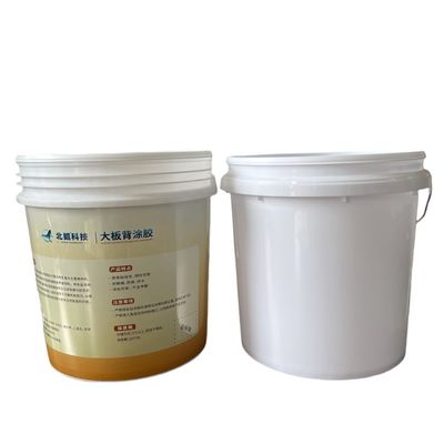 2 galões 4 galões de plástico transparente de grau químico balde com tampa e punho