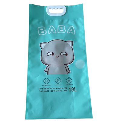 Saco de lixo para gatos de material PE com alça e fechadura de fechadura A melhor escolha do seu amigo felino