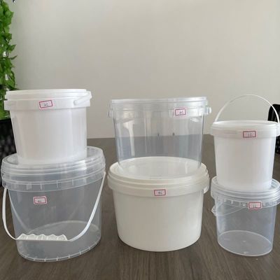 Embalagem de plástico branco 1L/2L/4L para soluções de embalagem de alimentos