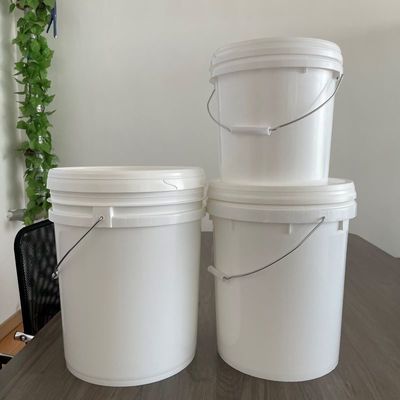 Balde de plástico de polipropileno segurança alimentar 5L 10L 15L 20L recipiente de embalagem tambor com tampa