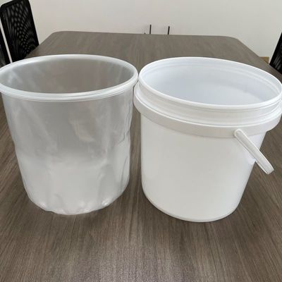 Revestimentos de baldes multifuncionais de HDPE transparentes e impermeáveis para armazenamento de tinta durável