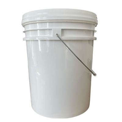 2.5 galões de barril de tinta balde de plástico balde de revestimento redondo Especificações de espessura 0,4 a 1,5 mm