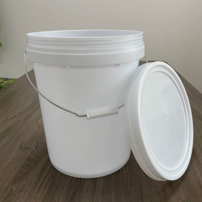 1.0 a 2,5 mm espessura plástico redondo 5 galões balde com tampa de parafuso