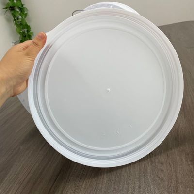 1.0 a 2,5 mm espessura plástico redondo 5 galões balde com tampa de parafuso