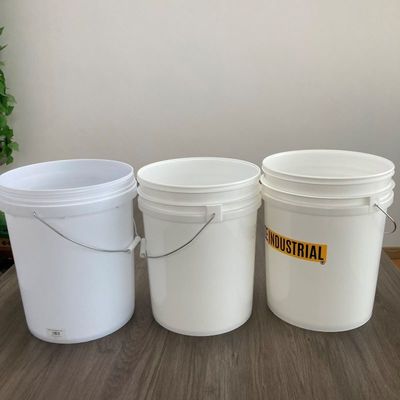 Container de resina epoxi 1 galão balde de plástico com desenho impresso e personalização