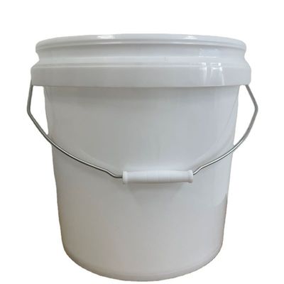 Reciclar recipiente de plástico de PP 5 galões 6,5 galões 20L 25L baldes com tampa e alça