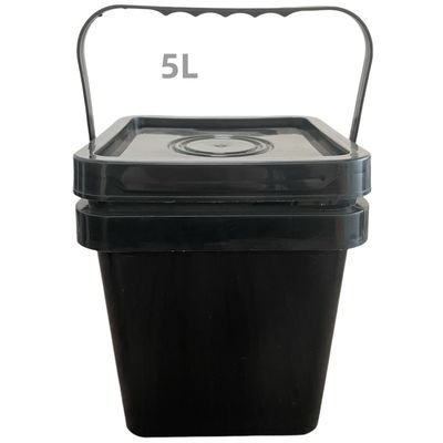 Balde de plástico quadrado de HDPE químico com material durável e impressão personalizada
