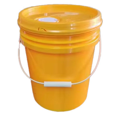Container de plástico quadrado de 5 galões e 6,5 galões de graxa com impressão de transferência de calor personalizada