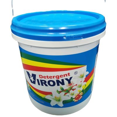 1.0 a 2,5 mm Espessura Balde de plástico redondo para detergente de roupa Balde redondo de detergente em pó