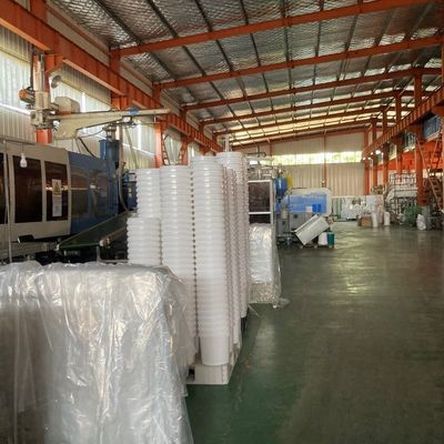 Pintura segura para alimentos Popcorn baldes de plástico branco com tampa