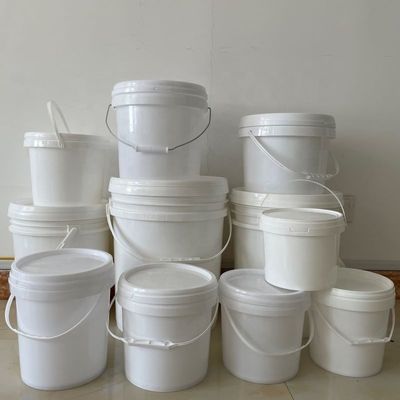 Personalize 1L 2L 3L 5L 8L 10L 15L 20L 25L Balde de plástico de forma redonda Balde com alça
