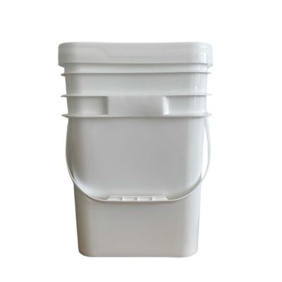 3L 4L 10L PP baldes de plástico quadrado com tampa para personalização de grau de alimentos personalizado