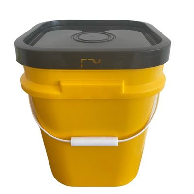 Baldes de plástico recicláveis de 1 galão e 5 galões com certificação GAP/ISO/FDA