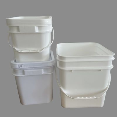 Balde de plástico transparente plástico de qualidade alimentar de 1 a 20 litros de leite baldes de plástico com tampa