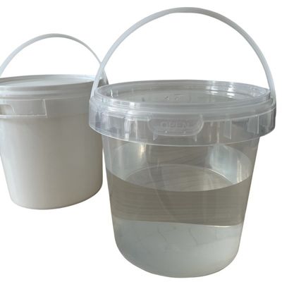 1L de baldes redondos de plástico de qualidade alimentar de PP, impressos sob medida, de espessura à prova de vazamento de 1,0 a 2,5 mm