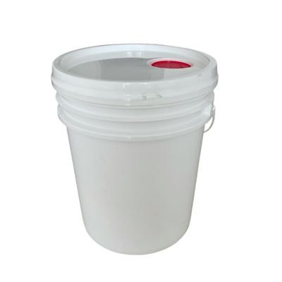 Balde de plástico de 20L com tampa de bocal de fácil abertura Design durável e versátil
