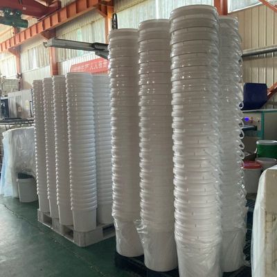 Balde de plástico de 20L com tampa de bocal de fácil abertura Design durável e versátil