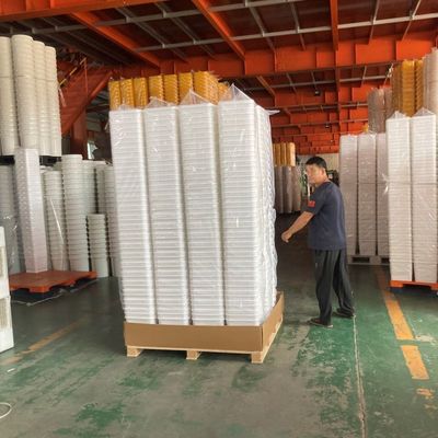 Customize 1L 2L 3L 1 galão de plástico transparente de grau de alimentos inquebrável baldes de plástico para industrial