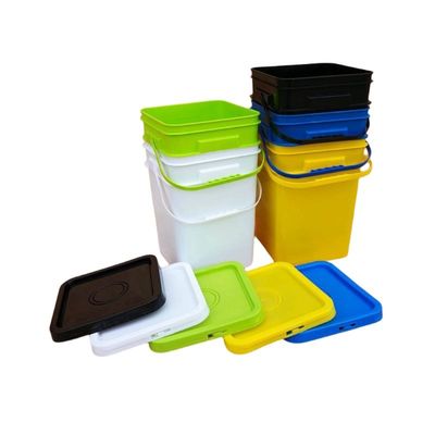 GAP/ISO/FDA Certificado 4L 5L 10L 15L 16L 18L 20L 25L Balde de plástico PP de qualidade alimentar