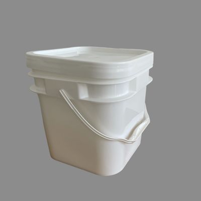 Garrafa de metal ou plástico Balde de plástico quadrado com transferência de calor e impressão IML