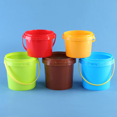 1-20L balde de balde com alça e tampa de fácil abertura de graus alimentares recipiente de embalagem de balde