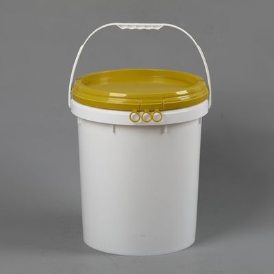 Balde de plástico de 20 litros com tampas e espessura personalizada de 1,0 a 2,5 mm