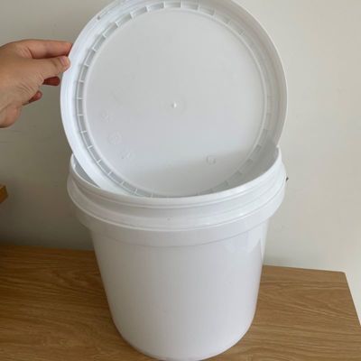 Ferramenta personalizada 2L 5L 8L 10L 20L 25L 5 galões balde de plástico com tampa e alça durável