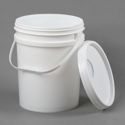 Embalagem de plástico gravura impressa de 25L com tampa durável e personalizável