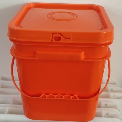 10 kg 10 litros de balde quadrado balde de plástico para beber tela de seda / transferência de calor / impressão IML