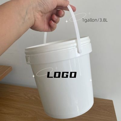 Container de líquido transparente de plástico de 5 L com tampa de escotilha Certificado GAP/ISO/FDA