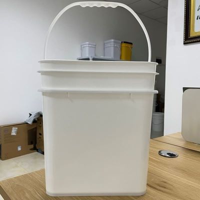 Recipiente quadrado personalizado colorido com tampa e alça GAP/ISO/FDA Certificado Perfeito