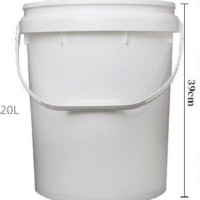 Balde e balde de plástico amarelo para 1L 2L 3L 4L 5L 8L 10L 15L 18L 20L Capacidade