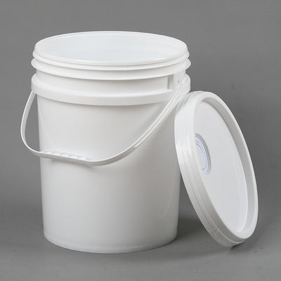 Balde e balde de plástico amarelo para 1L 2L 3L 4L 5L 8L 10L 15L 18L 20L Capacidade