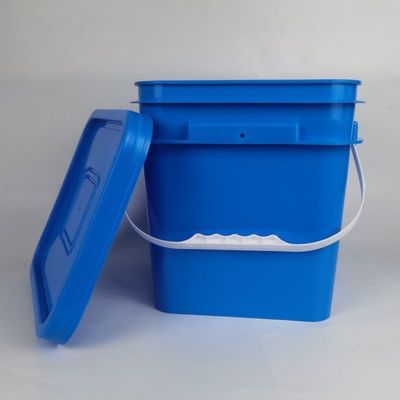 Balde de recipiente de detergente para roupa com cobertura de material certificado GAP/ISO/FDA e HDPE