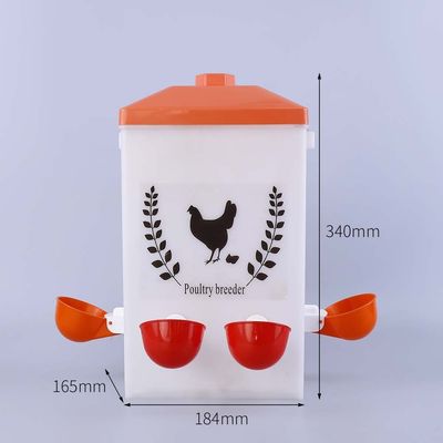 Balde de plástico quadrado à prova de vazamento para água e alimentação animal Espessura de 1,0 a 2,5 mm