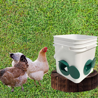 Balde de plástico quadrado à prova de vazamento para água e alimentação animal Espessura de 1,0 a 2,5 mm