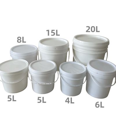 Ferramenta 5L/8L/10L Impressão personalizada Balde de plástico com tampa