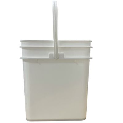 1L / 2L / 3L / 4L / 5L Pocket de armazenamento Polipropileno durável e versátil balde quadrado com tampa