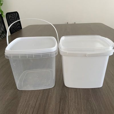 Personalize o seu balde de plástico 3L/4L/5L/6L/8L/10L com tecnologia avançada de tampa hermética