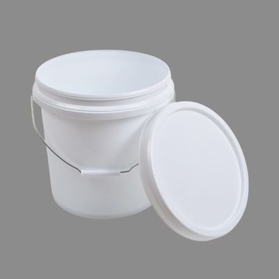 Embalagem de balde de plástico com opções de impressão personalizáveis