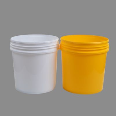 Embalagem de balde de plástico com opções de impressão personalizáveis