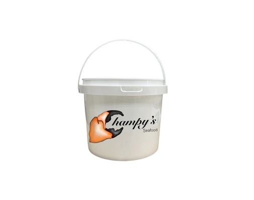 Contenedor de plástico de 1 galão de polipropileno/HDPE com tampa robusta e durável