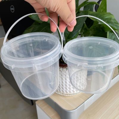 Balde de plástico de 1,0 a 2,5 mm de espessura para detergente de roupa